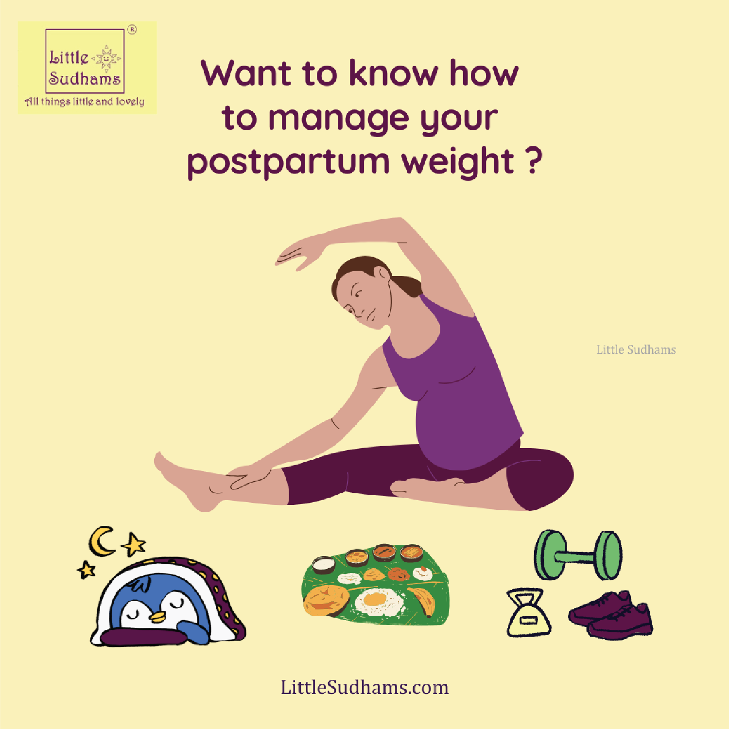Want to know how to manage your postpartum weight ?